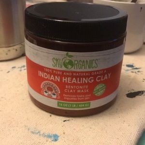 Sky organic Indian healing clay Bentonite mask